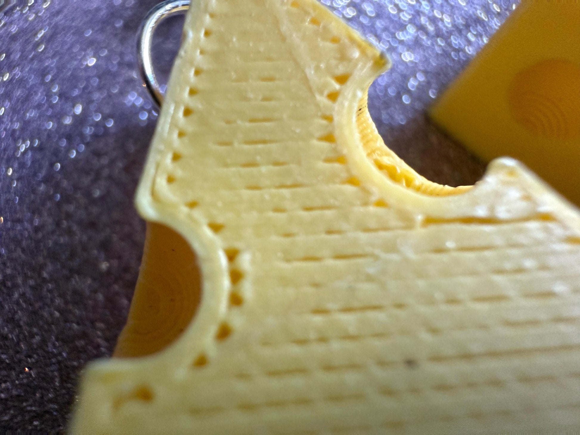 Cheese Slice Earrings: 3D Printed Cheese, Dairy, Cow, Swiss Cheese, Slices, Food Earrings, Best Gifts for Her/Him/Them
