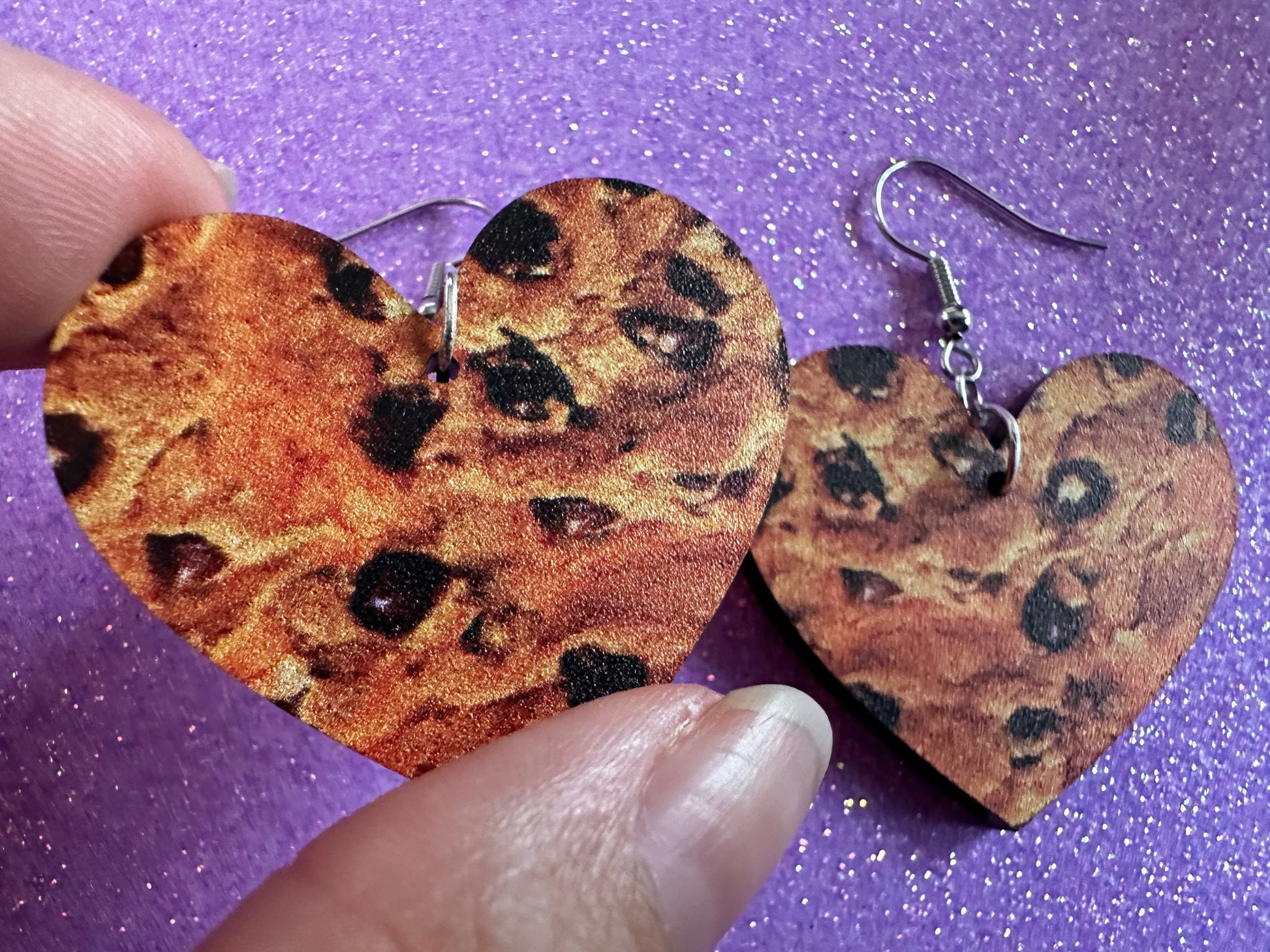 Chocolate Chip Cookie Earrings: Laser Cut Acrylic Cookies, Bakery, Snack, Dessert, Food Earrings, Biscuit, Best Gifts for Her/Him/Them