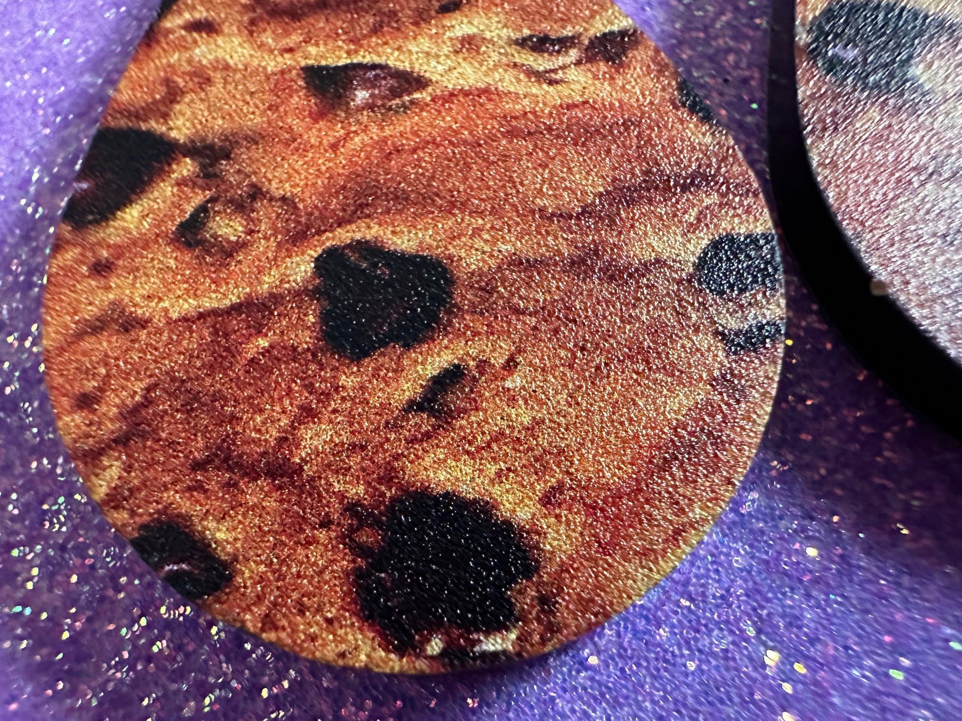 Chocolate Chip Cookie Earrings: Laser Cut Acrylic Cookies, Bakery, Snack, Dessert, Food Earrings, Biscuit, Best Gifts for Her/Him/Them