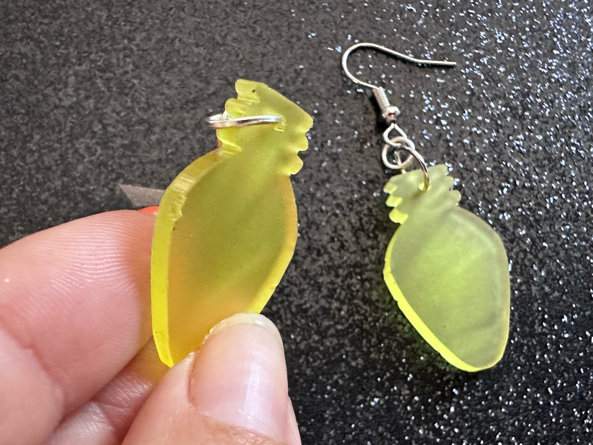 Christmas Light Earrings: Laser Cut Acrylic Christmas Lights, X-mas, Winter, Festive, Xmas, Fairy Lights, Holidays, Gifts for Her/Him/Them