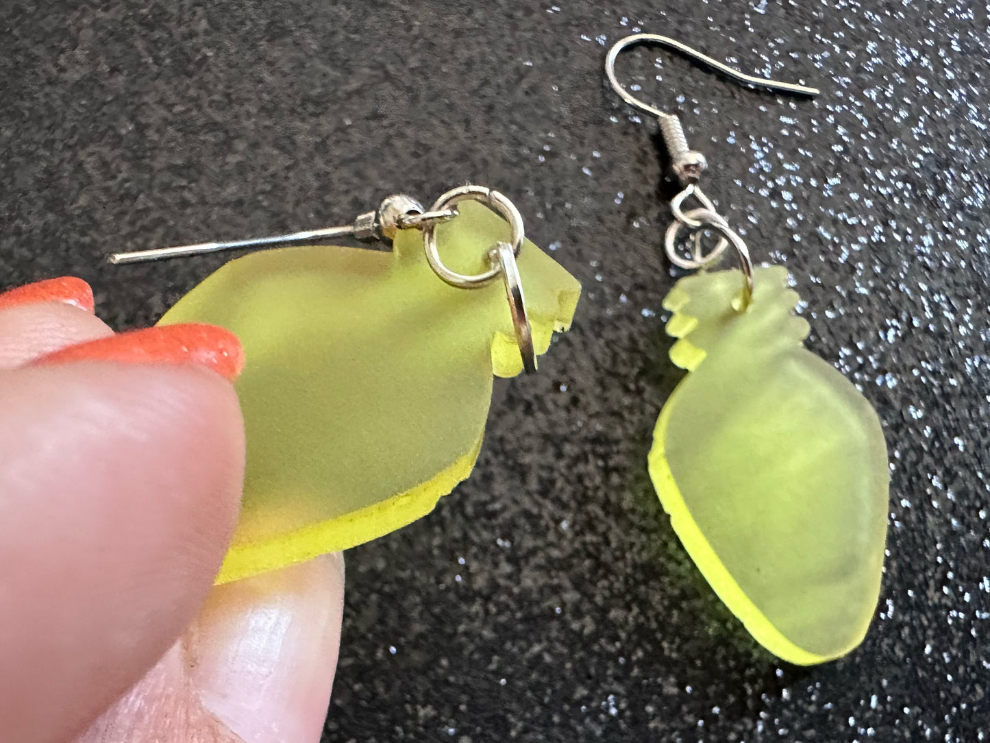 Christmas Light Earrings: Laser Cut Acrylic Christmas Lights, X-mas, Winter, Festive, Xmas, Fairy Lights, Holidays, Gifts for Her/Him/Them