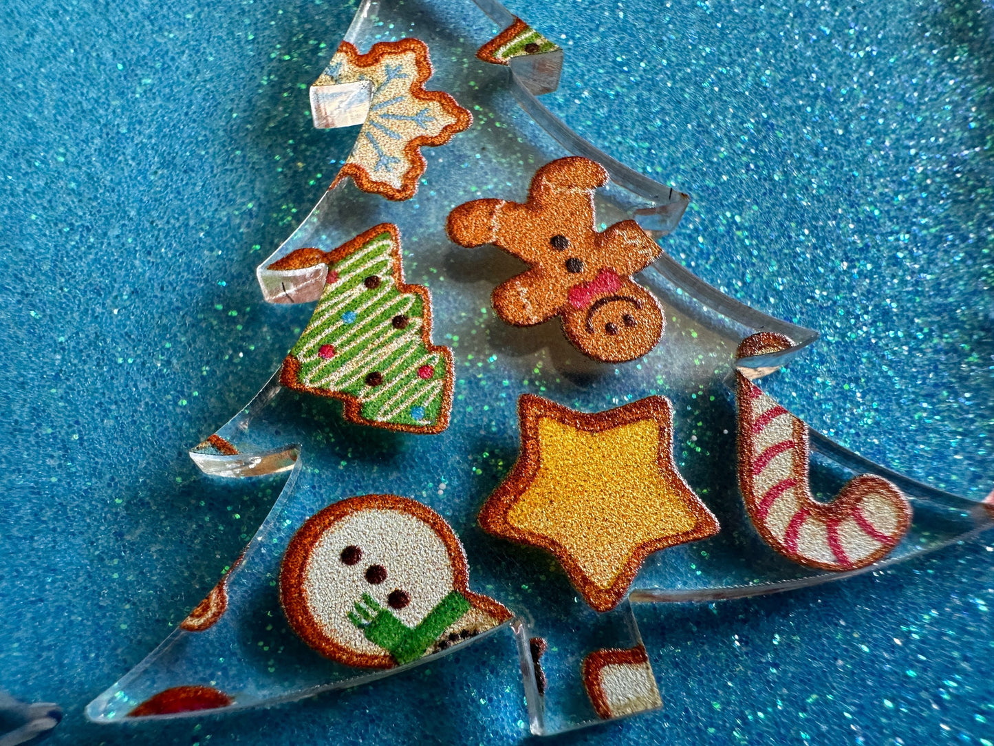Christmas Tree Earrings: Laser Cut Acrylic Christmas Trees, Candy Canes, Christmas Cookies, Christmas Lights, Xmas, Gifts for Her/Him/Them