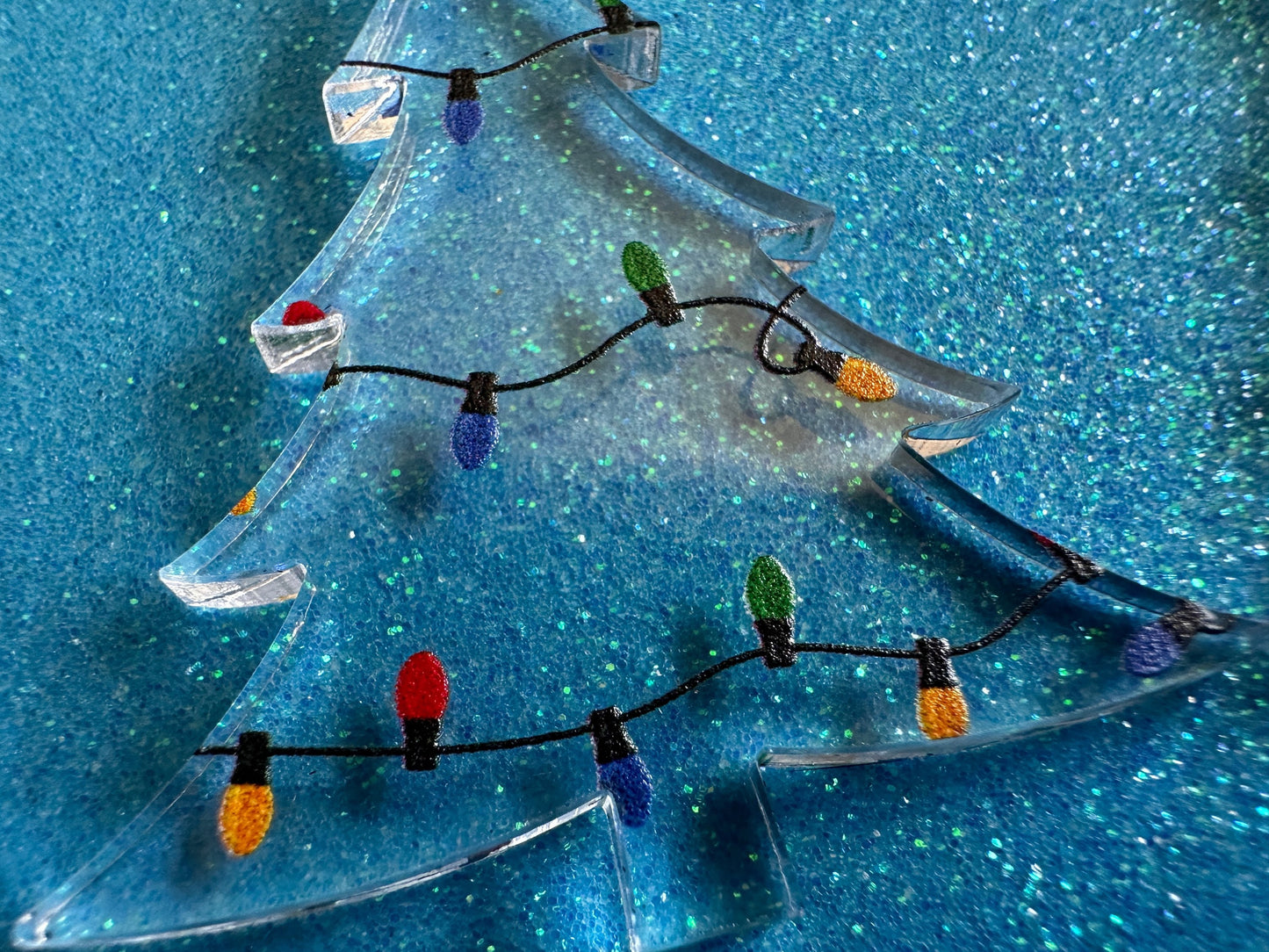 Christmas Tree Earrings: Laser Cut Acrylic Christmas Trees, Candy Canes, Christmas Cookies, Christmas Lights, Xmas, Gifts for Her/Him/Them