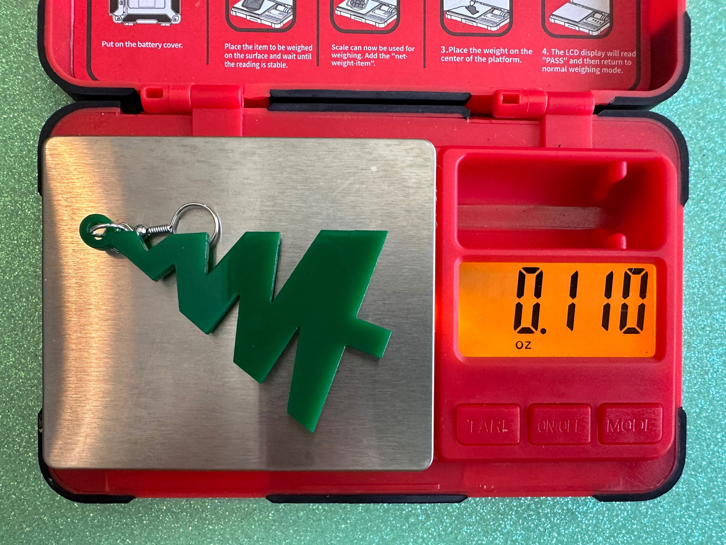 Christmas Tree Earrings: Laser Cut Acrylic Trees, Green Earrings, Xmas, Winter, Best Gifts for Her/Him/Them