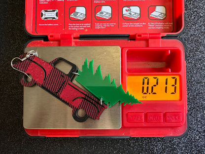 Christmas Truck Earrings: Laser Cut Acrylic Christmas Trees, Red Truck, X-mas, Xmas, Green Earrings, Winter, Best Gifts for Her/Him/Them