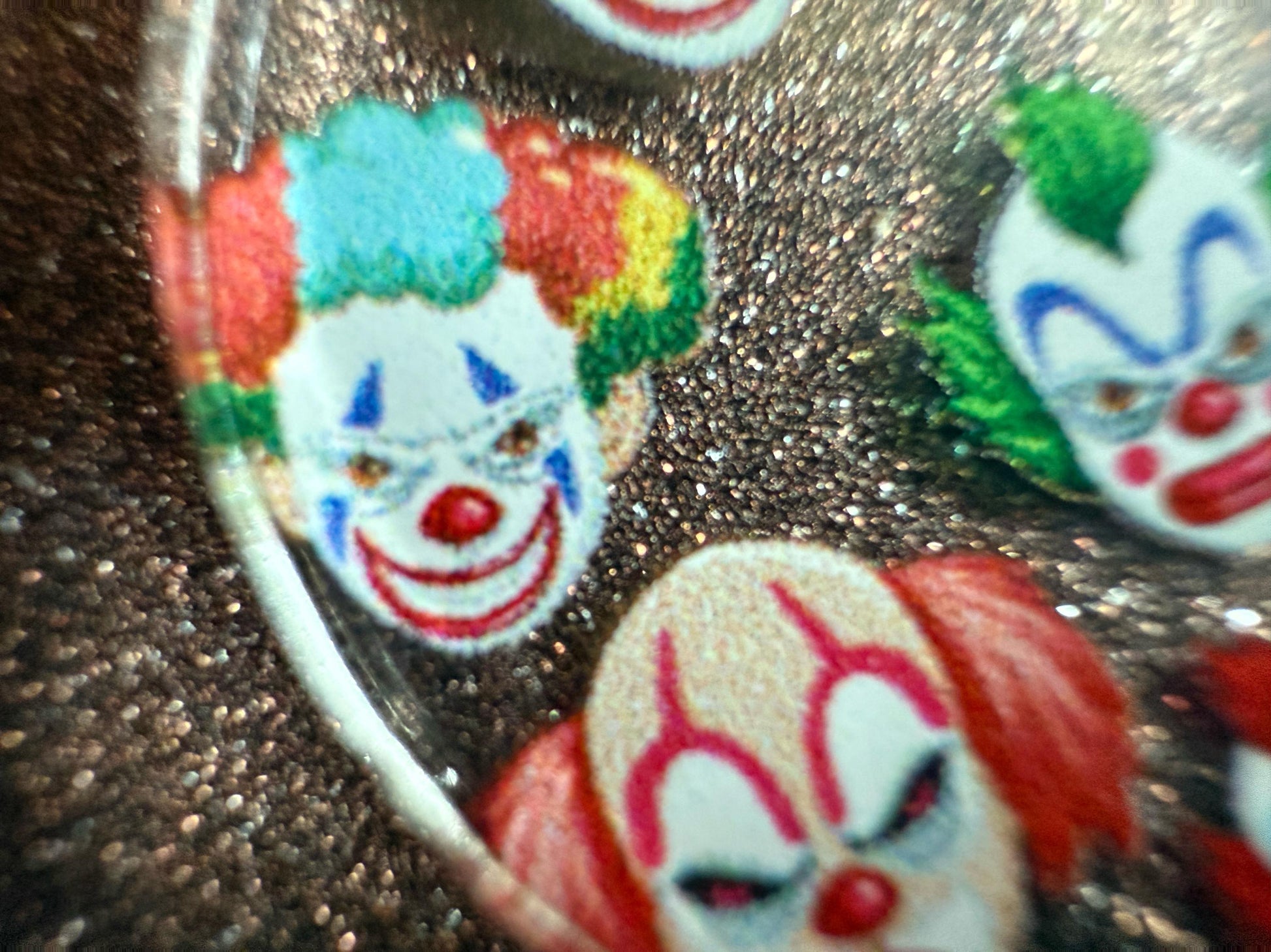 Clown Earrings: Laser Cut Acrylic Earrings, Scary Halloween Clowns, Red Nose, Spooky, Silly, Novelty Earrings, Best Gifts for Her/Him/Them