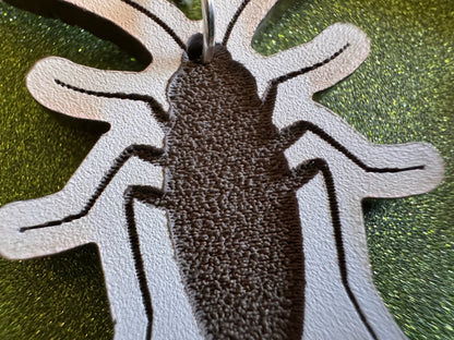 Cockroach Earrings: Laser Cut Acrylic Cockroaches, Bugs, Insects, Entomology, Costume Jewelry, Novelty Gag Gift, Best Gifts for Her/Him/Them