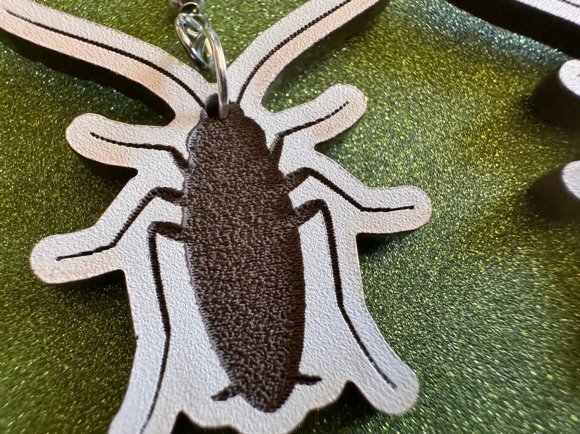 Cockroach Earrings: Laser Cut Acrylic Cockroaches, Bugs, Insects, Entomology, Costume Jewelry, Novelty Gag Gift, Best Gifts for Her/Him/Them