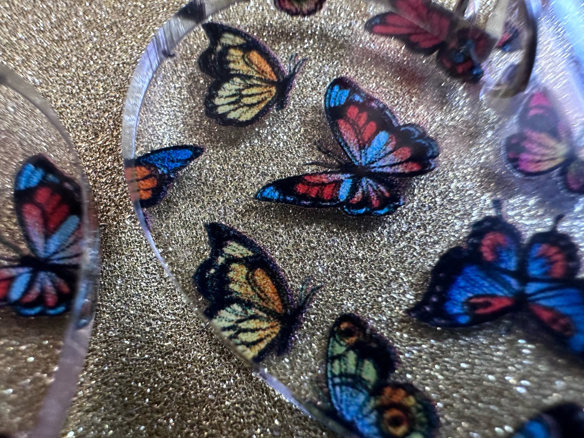 Colorful Butterfly Earrings: Laser Cut Acrylic Butterflies, Summer, Monarch, Blue Morpho, Fly, Insects, Bugs, Best Gifts for Her/Him/Them