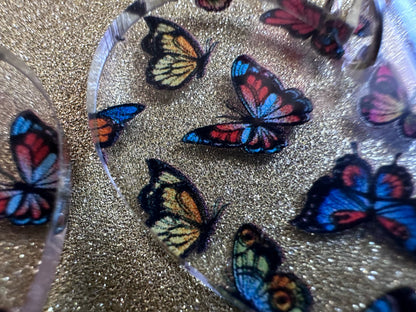 Colorful Butterfly Earrings: Laser Cut Acrylic Butterflies, Summer, Monarch, Blue Morpho, Fly, Insects, Bugs, Best Gifts for Her/Him/Them