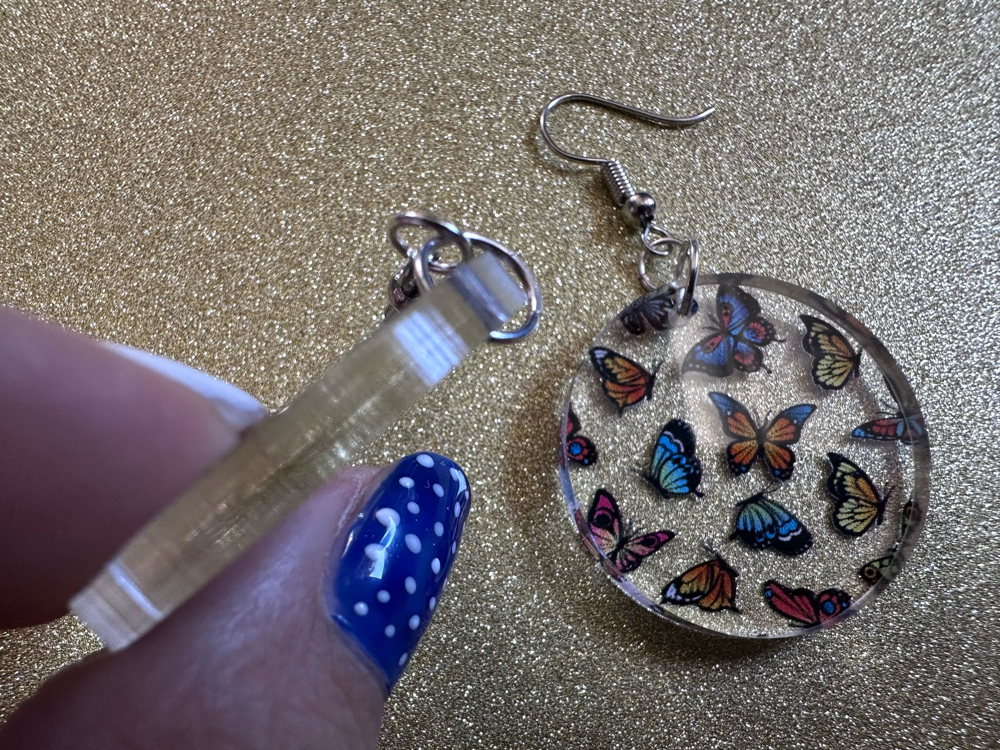 Colorful Butterfly Earrings: Laser Cut Acrylic Butterflies, Summer, Monarch, Blue Morpho, Fly, Insects, Bugs, Best Gifts for Her/Him/Them
