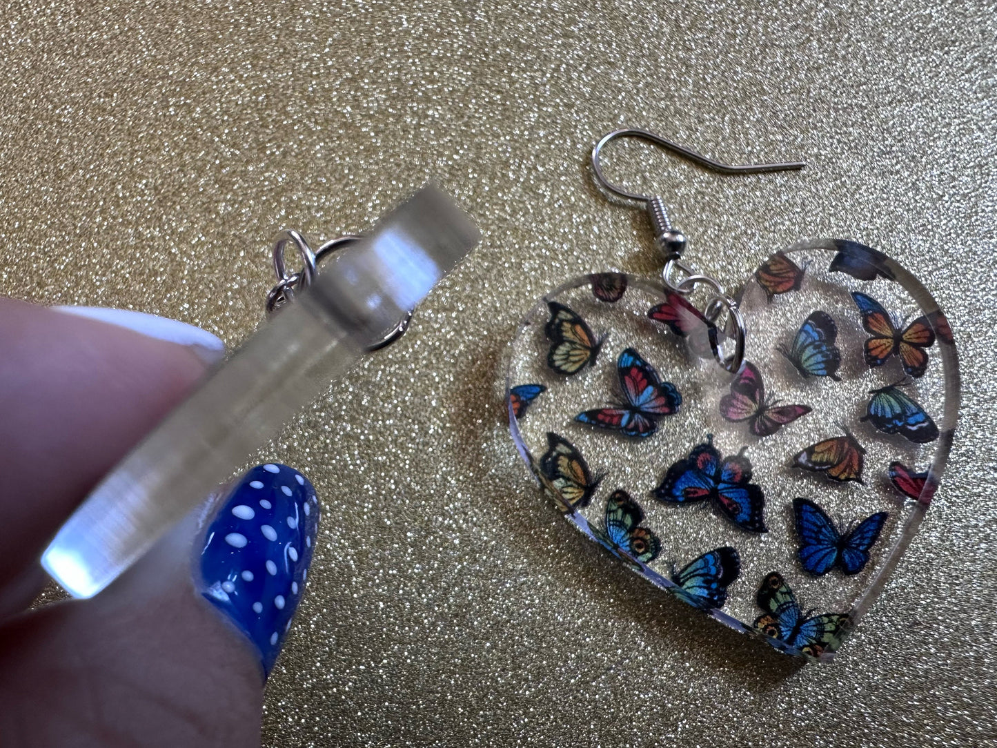 Colorful Butterfly Earrings: Laser Cut Acrylic Butterflies, Summer, Monarch, Blue Morpho, Fly, Insects, Bugs, Best Gifts for Her/Him/Them