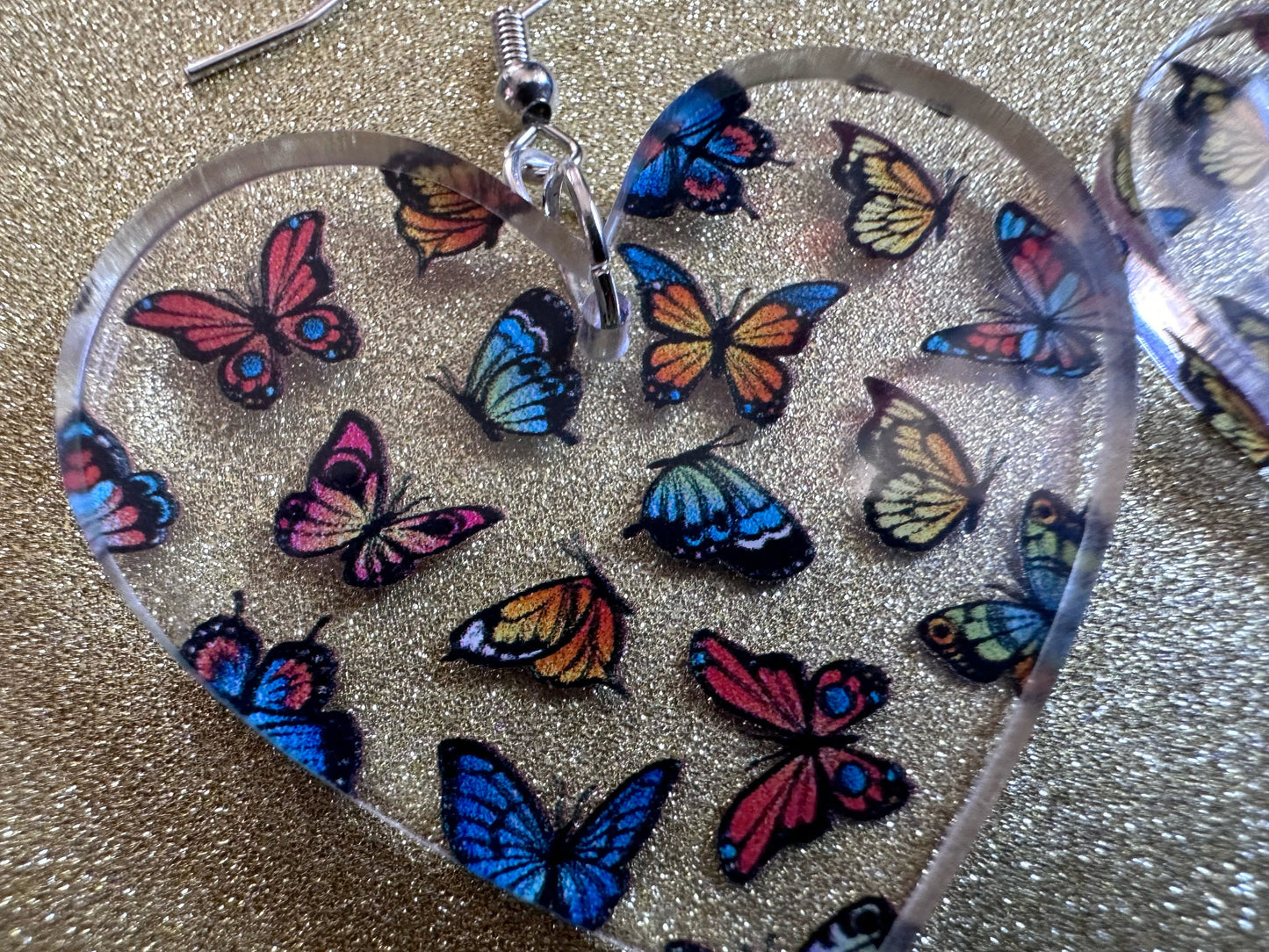 Colorful Butterfly Earrings: Laser Cut Acrylic Butterflies, Summer, Monarch, Blue Morpho, Fly, Insects, Bugs, Best Gifts for Her/Him/Them