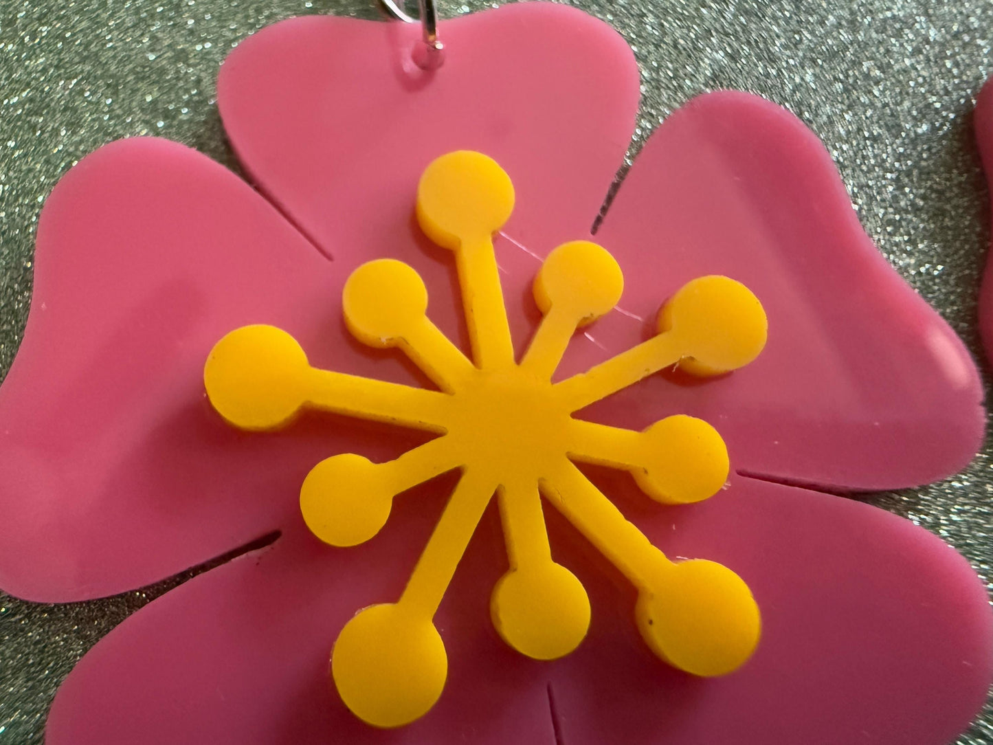Colorful Flower Earrings: Laser Cut Acrylic Flowers, Floral, Botany, Bouquet, Florals, Plants, Summer Vibes, Best Gifts for Her/Him/Them