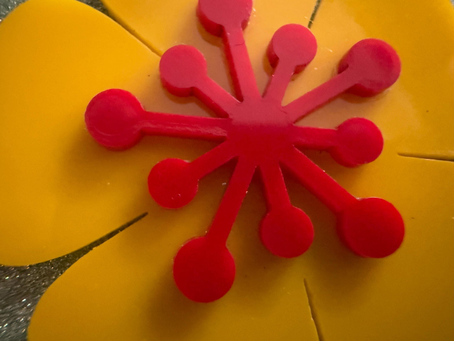 Colorful Flower Earrings: Laser Cut Acrylic Flowers, Floral, Botany, Bouquet, Florals, Plants, Summer Vibes, Best Gifts for Her/Him/Them