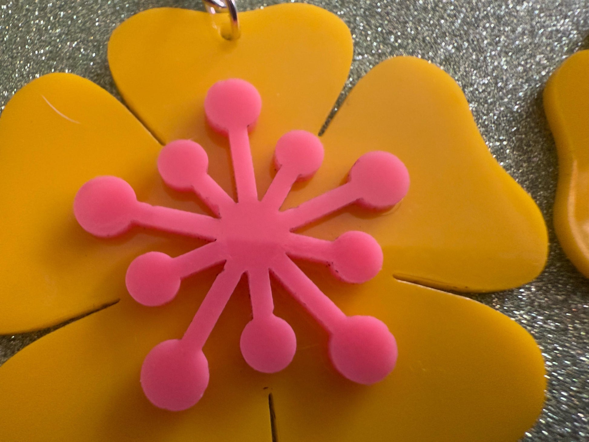 Colorful Flower Earrings: Laser Cut Acrylic Flowers, Floral, Botany, Bouquet, Florals, Plants, Summer Vibes, Best Gifts for Her/Him/Them