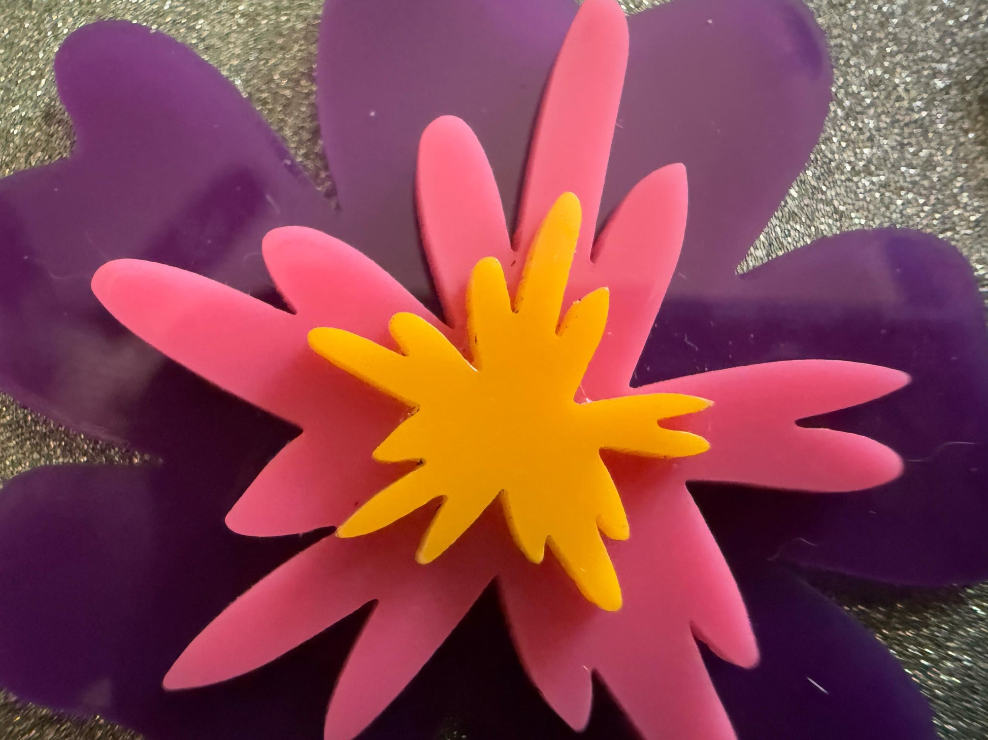 Colorful Flower Earrings: Laser Cut Acrylic Flowers, Floral, Botany, Bouquet, Florals, Plants, Summer Vibes, Best Gifts for Her/Him/Them