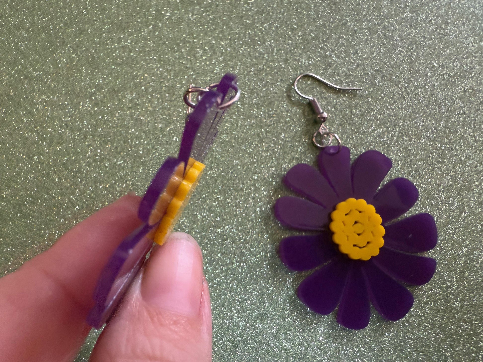 Colorful Flower Earrings: Laser Cut Acrylic Flowers, Floral, Botany, Bouquet, Florals, Plants, Summer Vibes, Best Gifts for Her/Him/Them