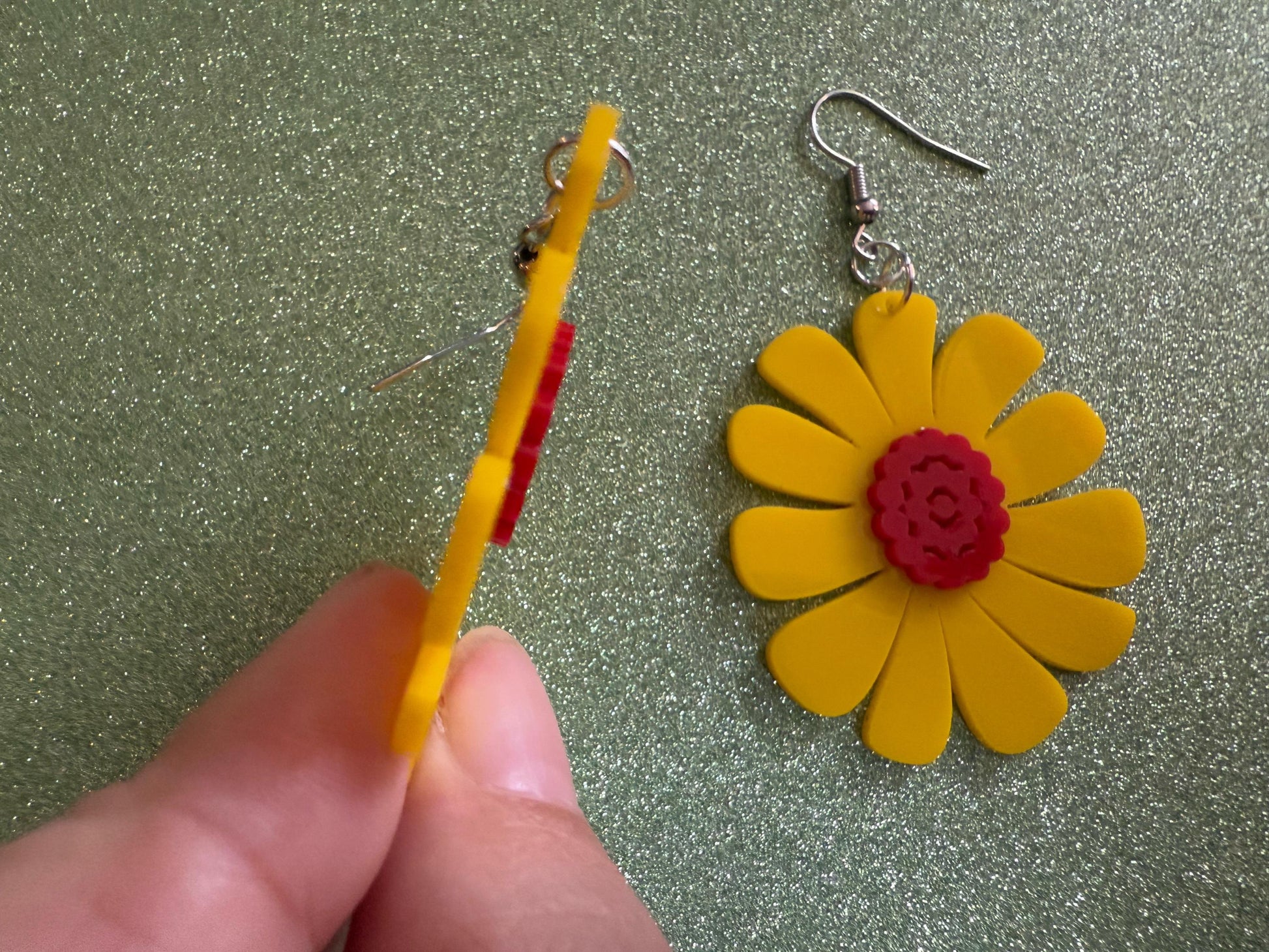 Colorful Flower Earrings: Laser Cut Acrylic Flowers, Floral, Botany, Bouquet, Florals, Plants, Summer Vibes, Best Gifts for Her/Him/Them
