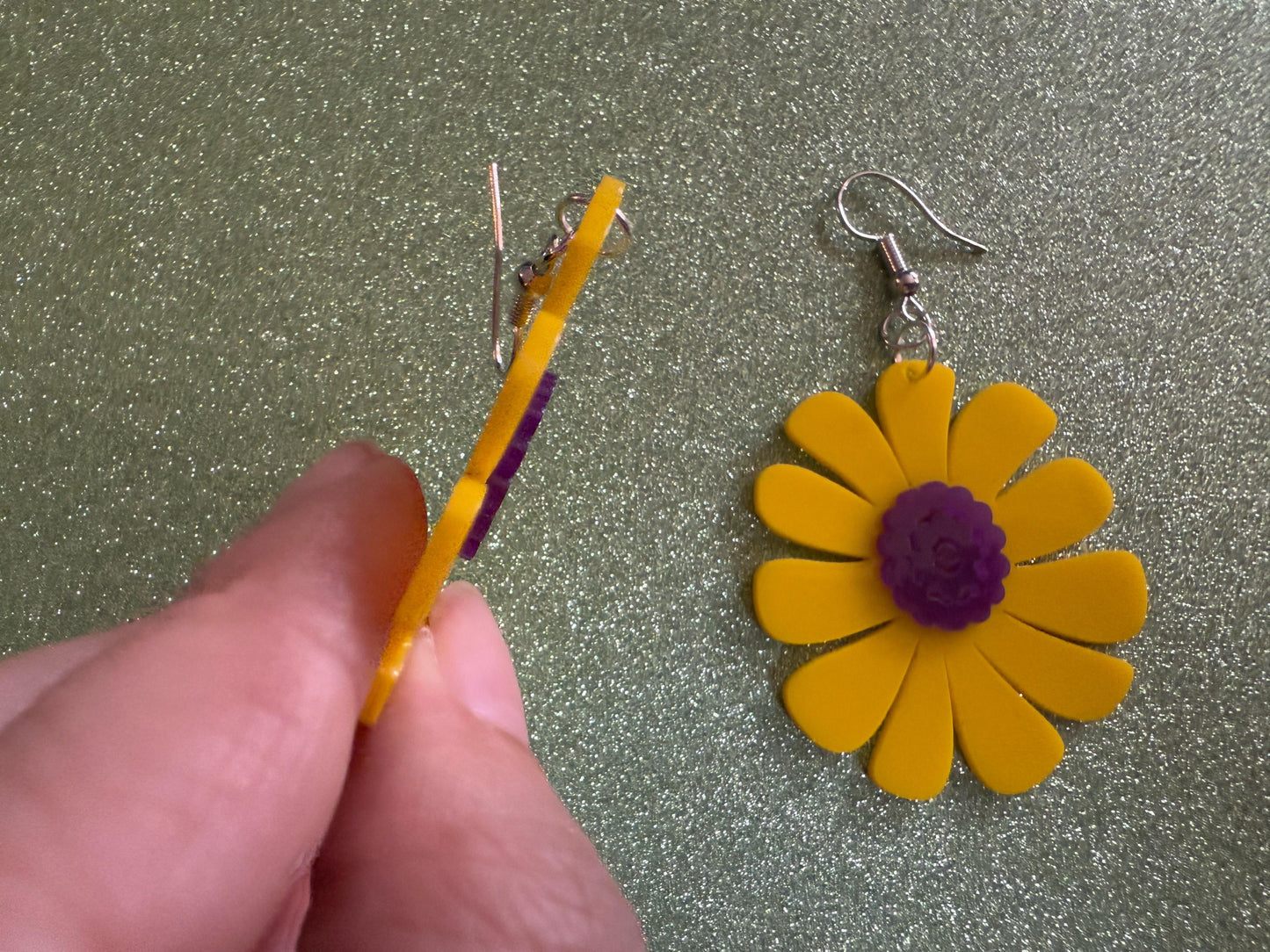 Colorful Flower Earrings: Laser Cut Acrylic Flowers, Floral, Botany, Bouquet, Florals, Plants, Summer Vibes, Best Gifts for Her/Him/Them