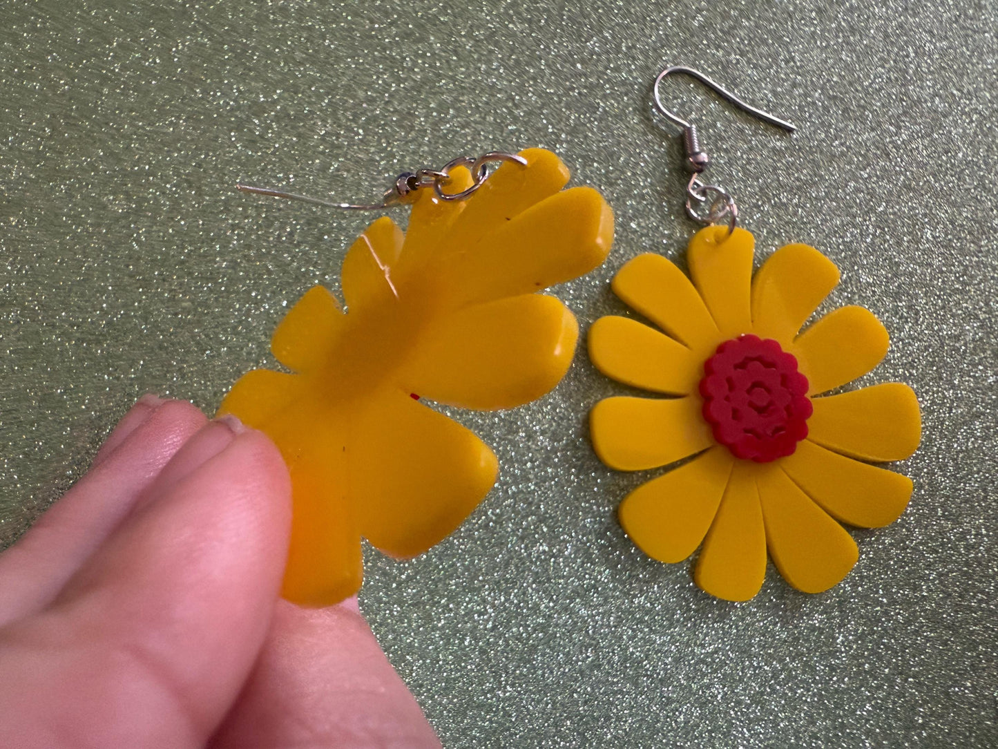 Colorful Flower Earrings: Laser Cut Acrylic Flowers, Floral, Botany, Bouquet, Florals, Plants, Summer Vibes, Best Gifts for Her/Him/Them