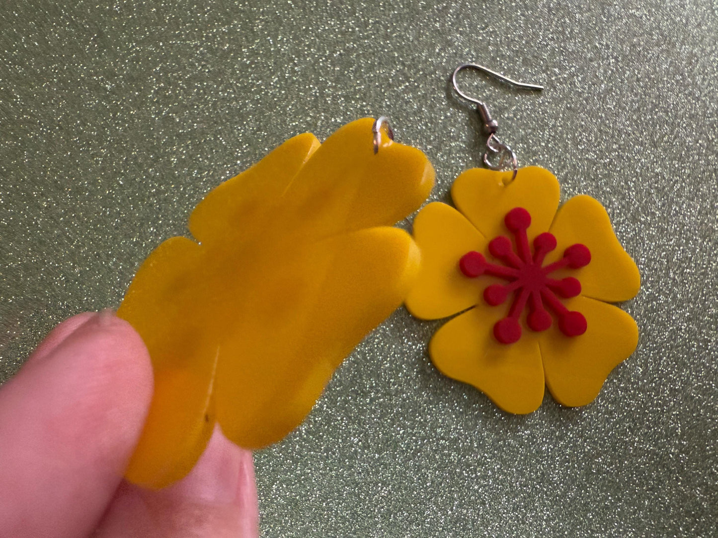 Colorful Flower Earrings: Laser Cut Acrylic Flowers, Floral, Botany, Bouquet, Florals, Plants, Summer Vibes, Best Gifts for Her/Him/Them