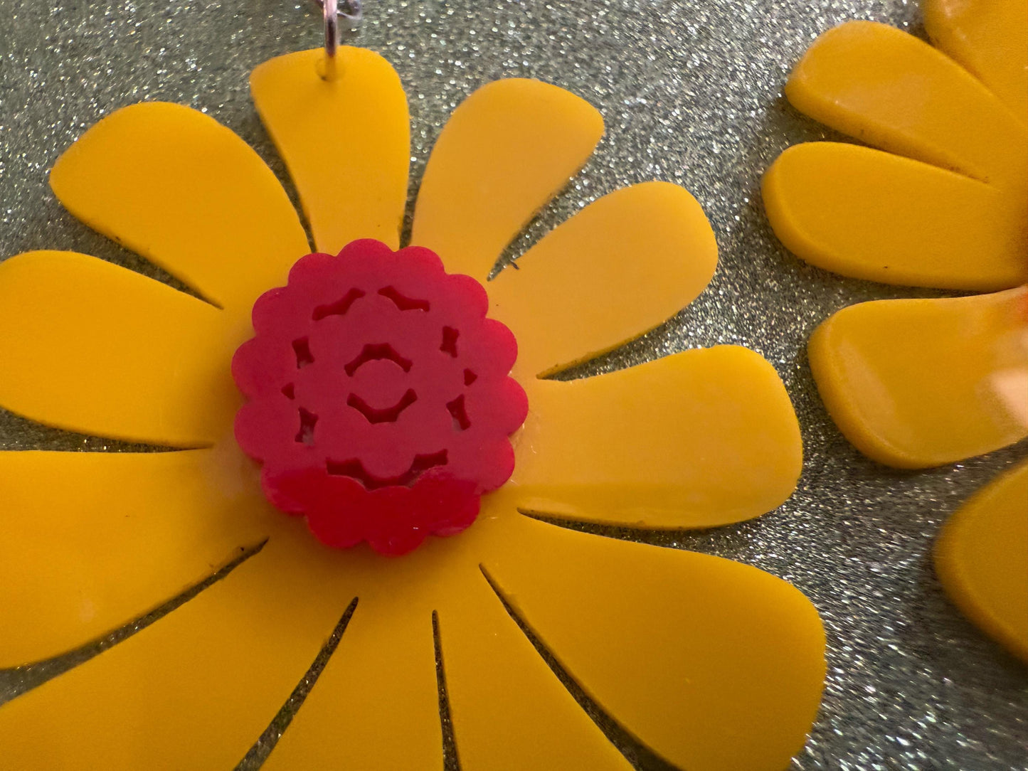 Colorful Flower Earrings: Laser Cut Acrylic Flowers, Floral, Botany, Bouquet, Florals, Plants, Summer Vibes, Best Gifts for Her/Him/Them