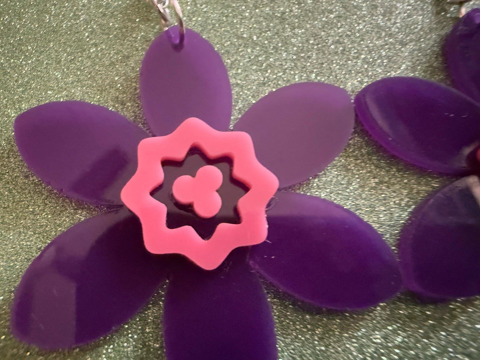 Colorful Flower Earrings: Laser Cut Acrylic Flowers, Floral, Botany, Bouquet, Florals, Plants, Summer Vibes, Best Gifts for Her/Him/Them