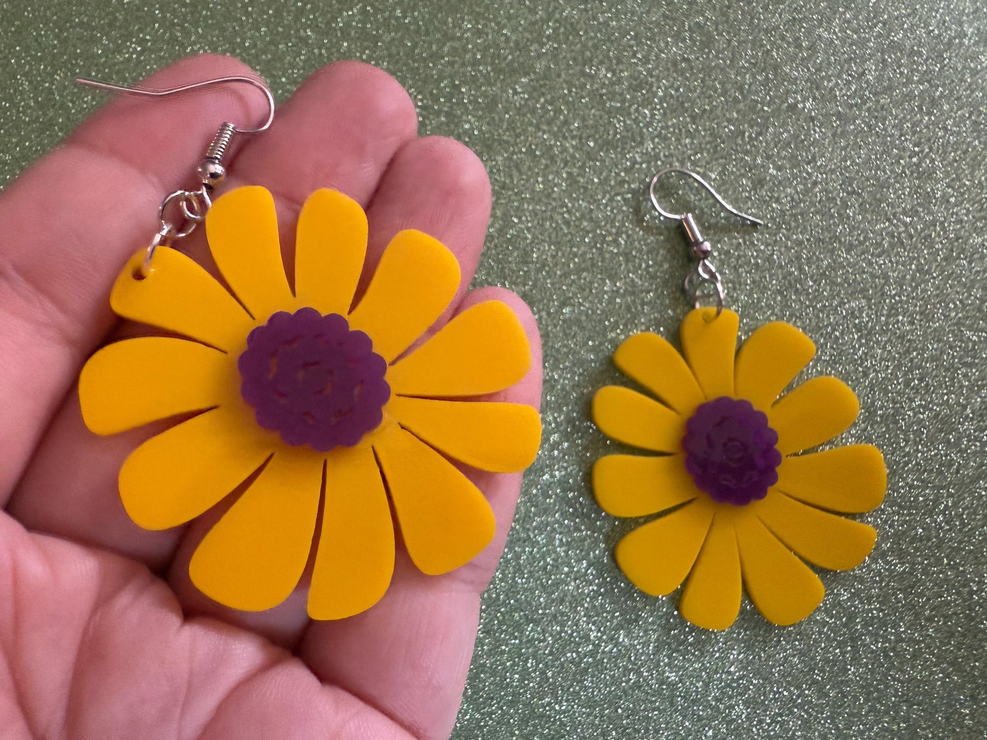 Colorful Flower Earrings: Laser Cut Acrylic Flowers, Floral, Botany, Bouquet, Florals, Plants, Summer Vibes, Best Gifts for Her/Him/Them