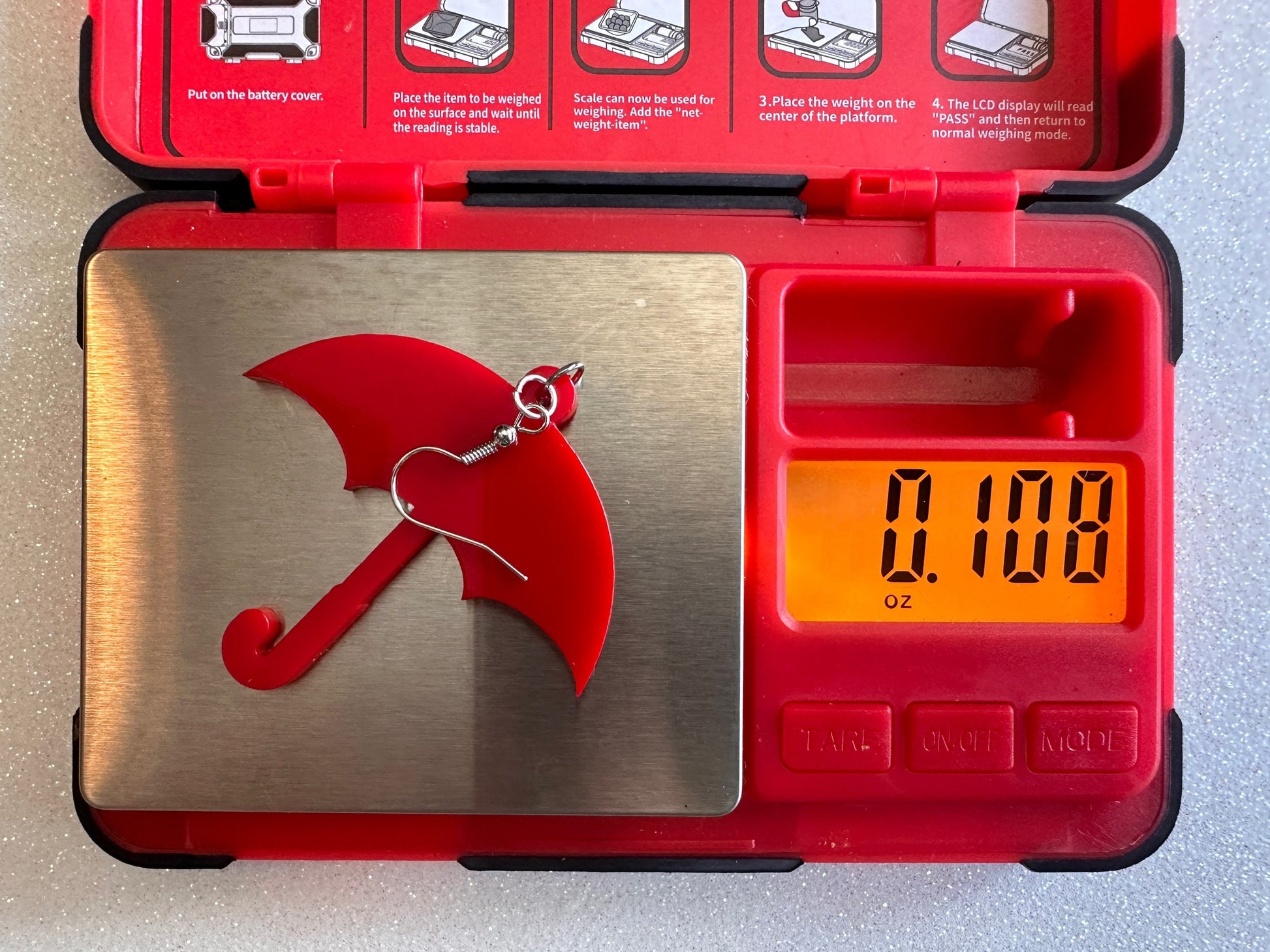 Colorful Umbrella Earrings: Laser Cut Acrylic Umbrellas, Rain, Weather, Hearts, Green Earrings, Gifts for Her/Him/Them