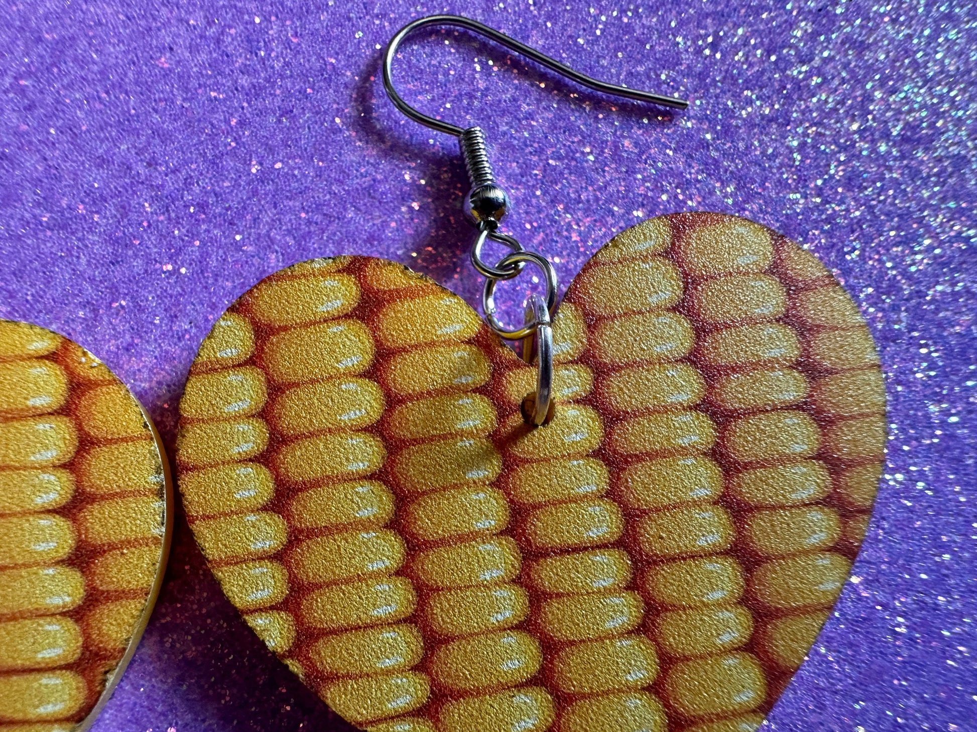Corn Earrings: Laser Cut Acrylic Corn, Corn Kernels, Farm, Gardening, Vegetables, Food Earrings, Green Earrings, Best Gifts for Her/Him/Them
