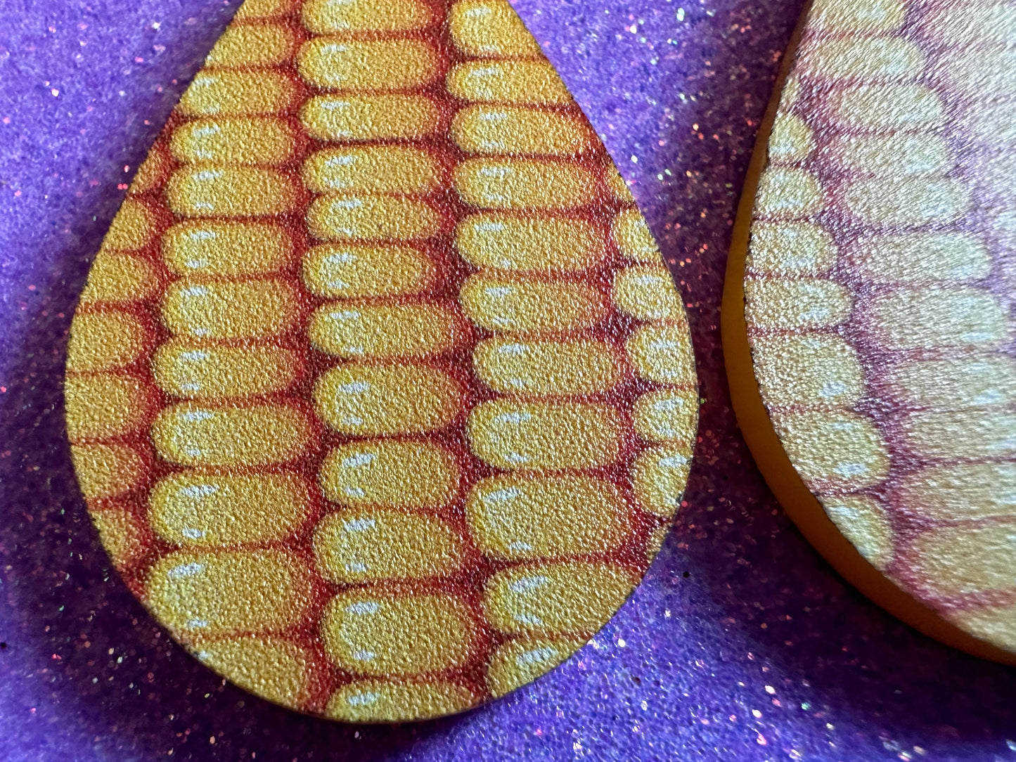 Corn Earrings: Laser Cut Acrylic Corn, Corn Kernels, Farm, Gardening, Vegetables, Food Earrings, Green Earrings, Best Gifts for Her/Him/Them
