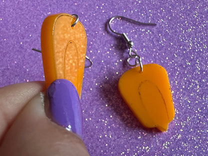 Corn Earrings: Laser Cut Acrylic Corn Kernels, Farm, Gardening, Vegetables, Food Earrings, Green Earrings, Best Gifts for Her/Him/Them