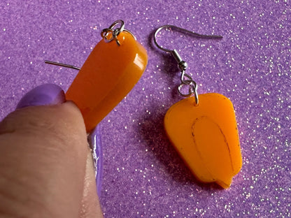 Corn Earrings: Laser Cut Acrylic Corn Kernels, Farm, Gardening, Vegetables, Food Earrings, Green Earrings, Best Gifts for Her/Him/Them