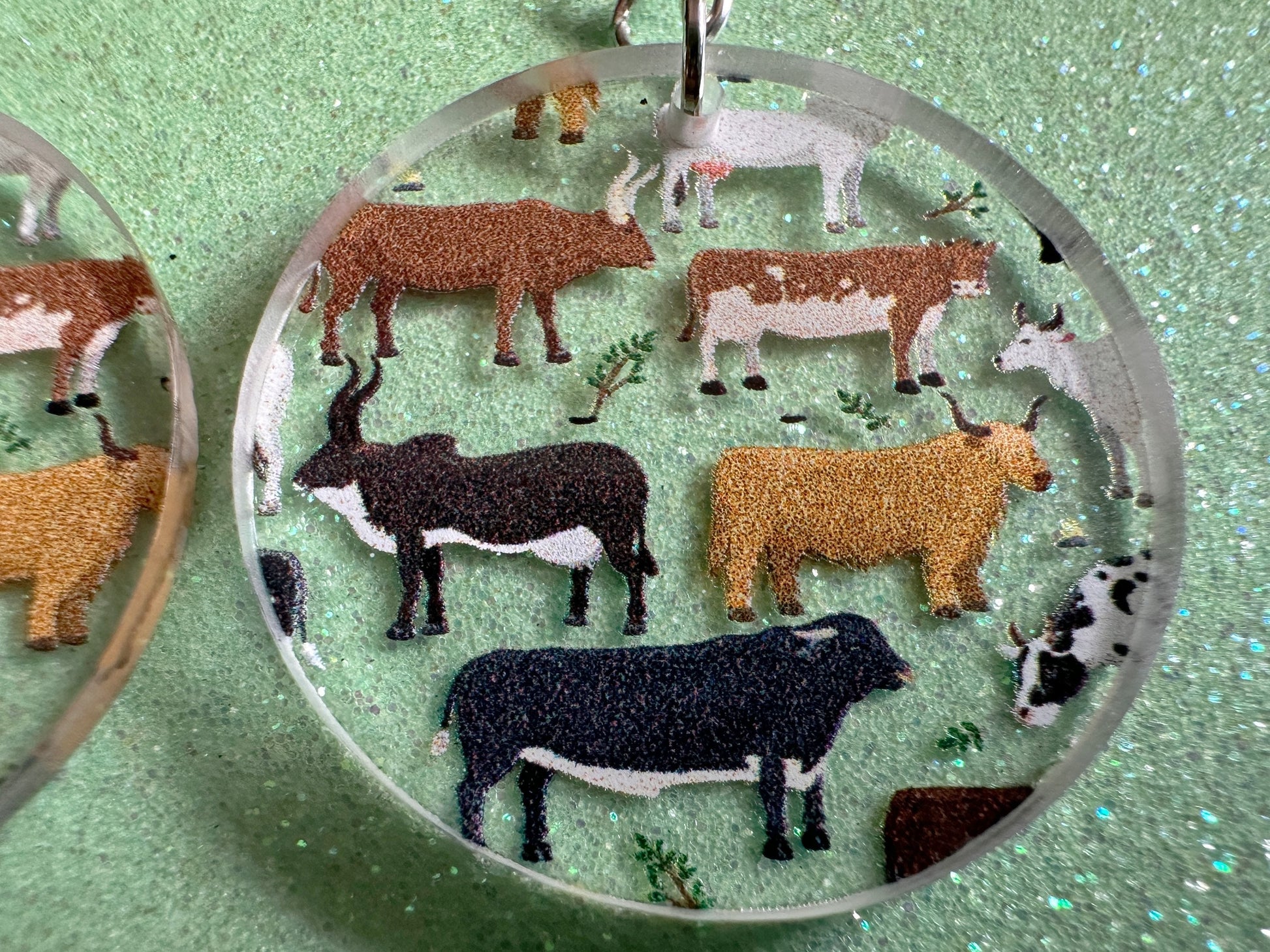 Cow Earrings: Laser Cut Acrylic Cows, Heifer, Moo, Milk, Dairy Cow, Farm, Animals, Buffalo, Bovines, Bison, Best Gifts for Her/Him/Them