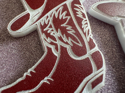Cowboy Theme Earrings: Laser Cut Acrylic Cowboy Boots & Hats, Cowbow Theme, Western Party, Novelty, Rodeo, Best Gifts for Her/Him/Them