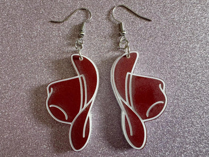 Cowboy Theme Earrings: Laser Cut Acrylic Cowboy Hats, Cowbow Theme, Western Party, Novelty Earrings, Rodeo, Best Gifts for Her/Him/Them