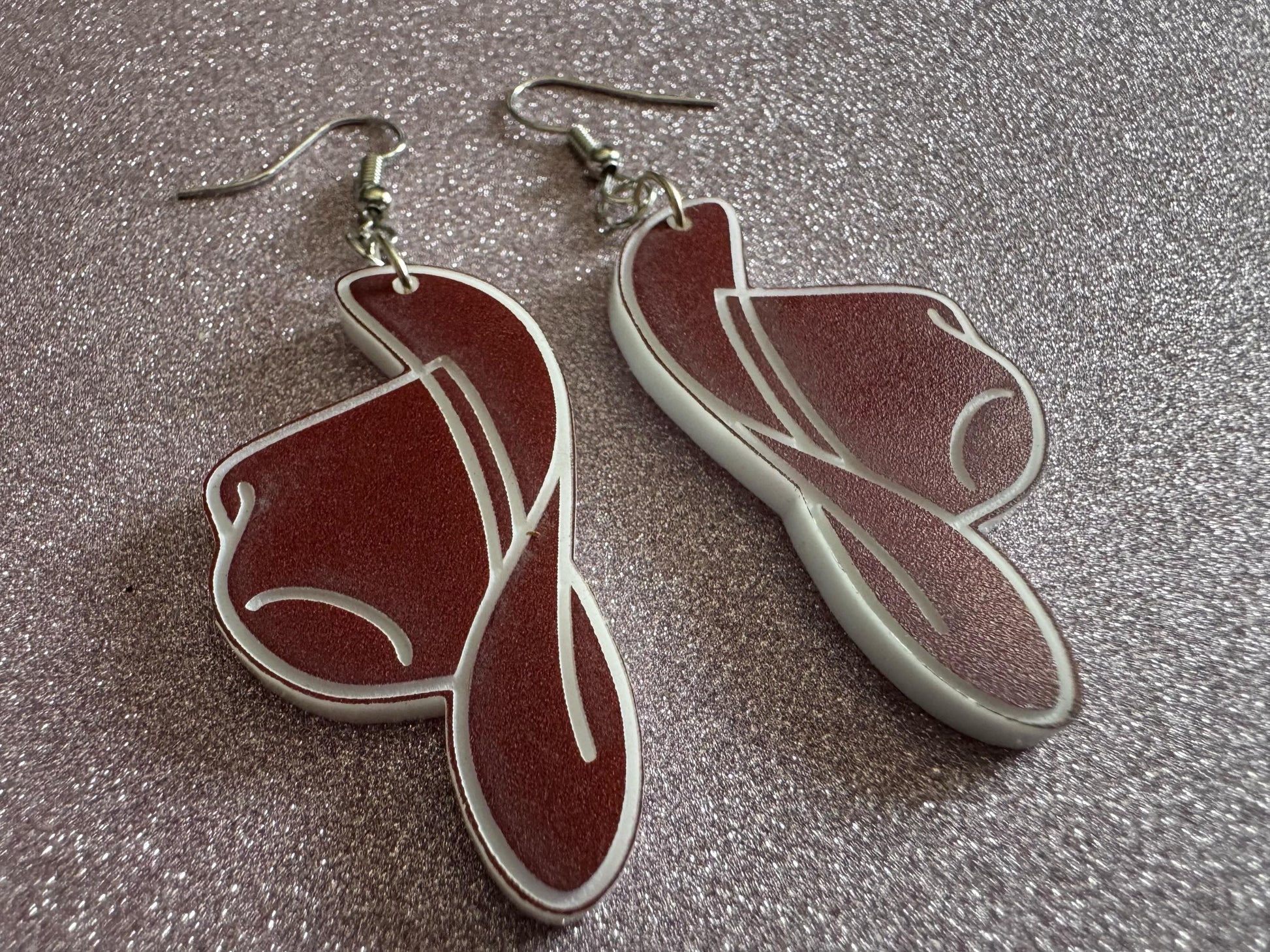 Cowboy Theme Earrings: Laser Cut Acrylic Cowboy Hats, Cowbow Theme, Western Party, Novelty Earrings, Rodeo, Best Gifts for Her/Him/Them