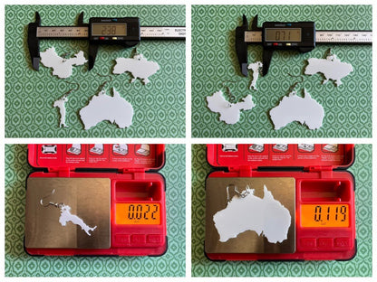 Custom Country Earrings: Laser Cut Acrylic Countries, Places, Travel, Patriotic, Home, Geography Teacher Gift, Best Gifts for Her/Him/Them