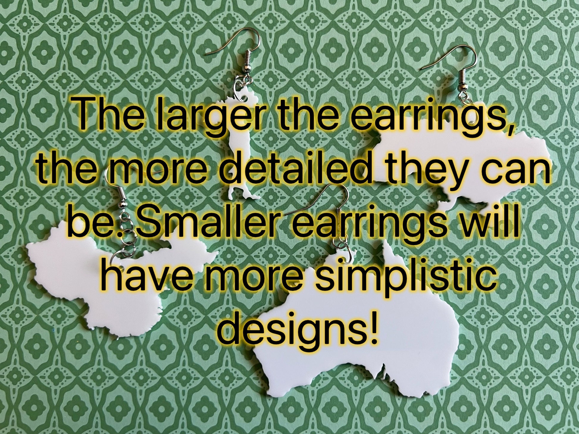 Custom Country Earrings with Heart: Laser Cut Acrylic Countries, Travel, Love Home, Geography Teacher Gift, Best Gifts for Her/Him/Them