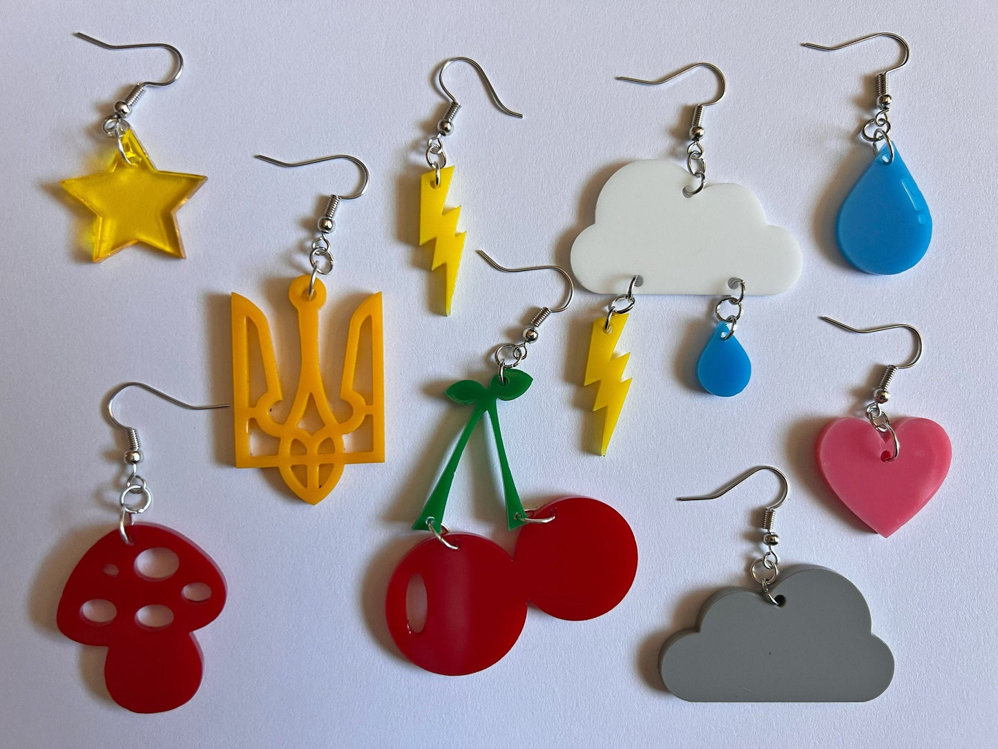 Custom Earrings: Personalized Laser Cut Acrylic Earrings, Unique Earrings, Customized Jewelry, Unique Gifts, Best Gift For Her/Him/Them