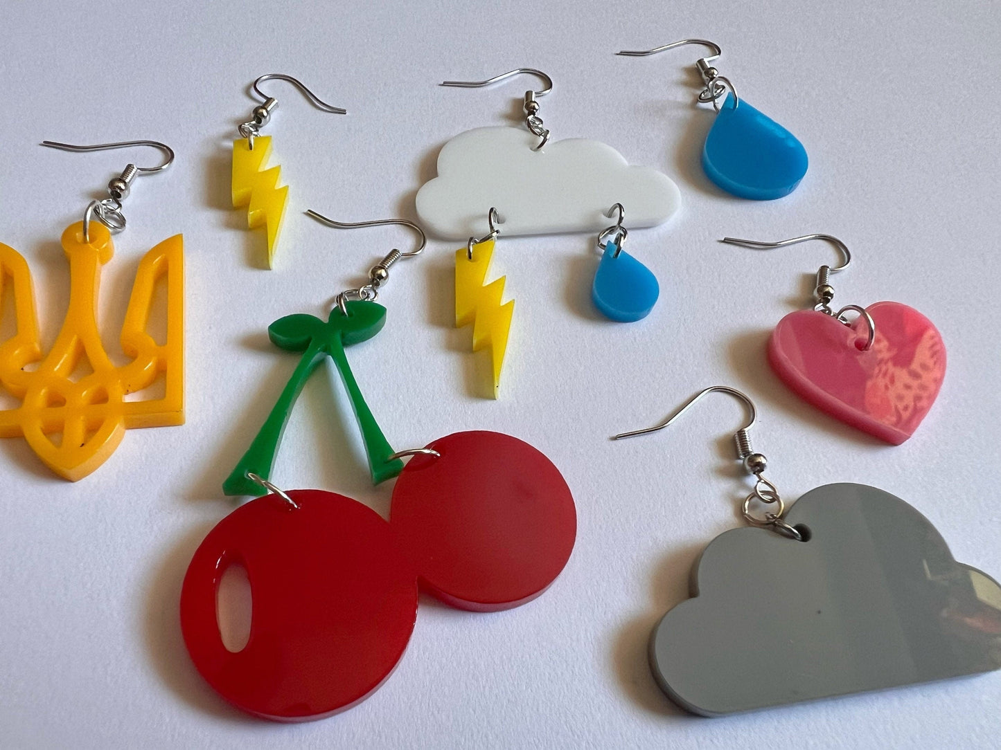 Custom Earrings: Personalized Laser Cut Acrylic Earrings, Unique Earrings, Customized Jewelry, Unique Gifts, Best Gift For Her/Him/Them