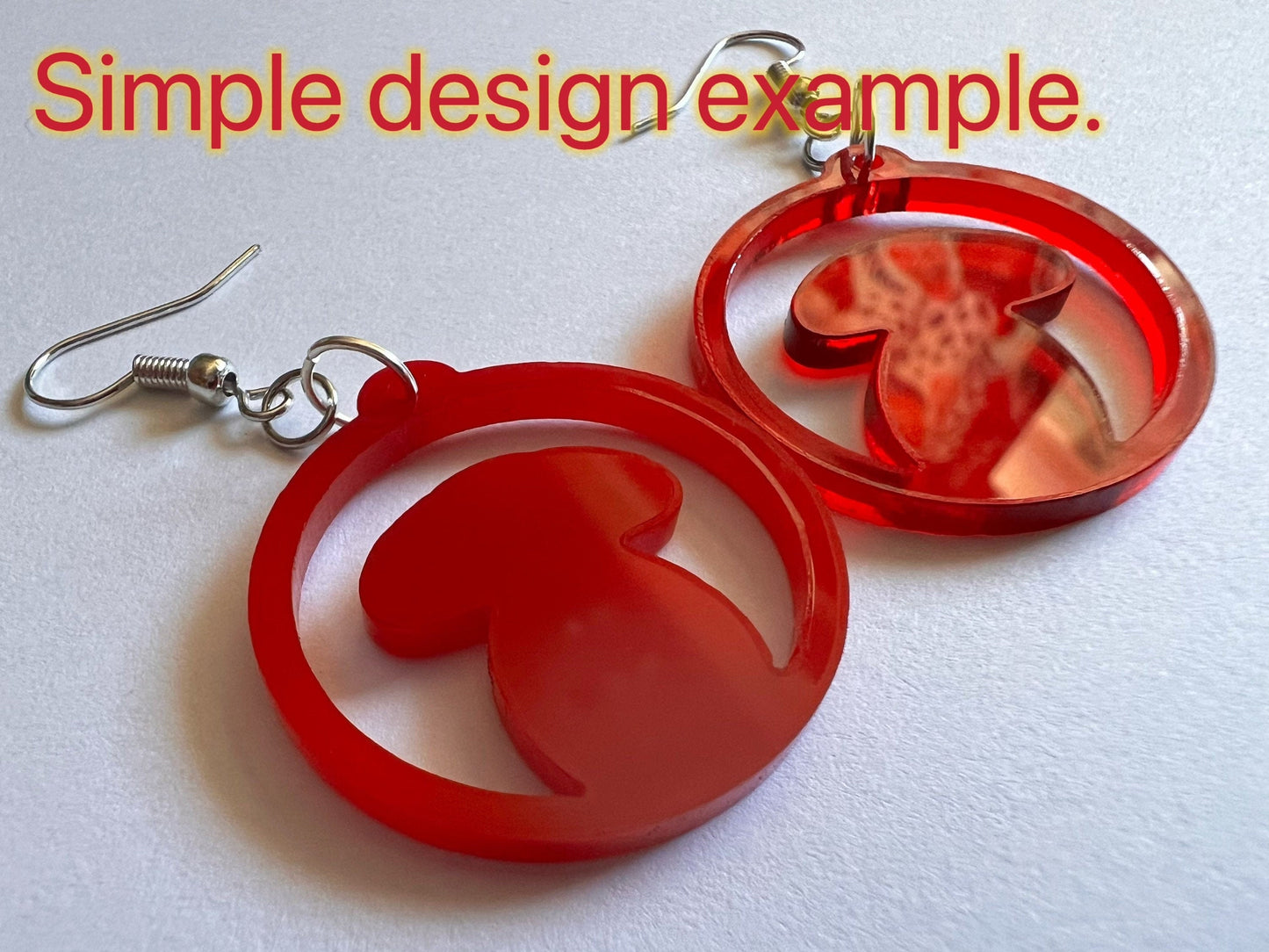 Custom Earrings: Personalized Laser Cut Acrylic Earrings, Unique Earrings, Customized Jewelry, Unique Gifts, Best Gift For Her/Him/Them