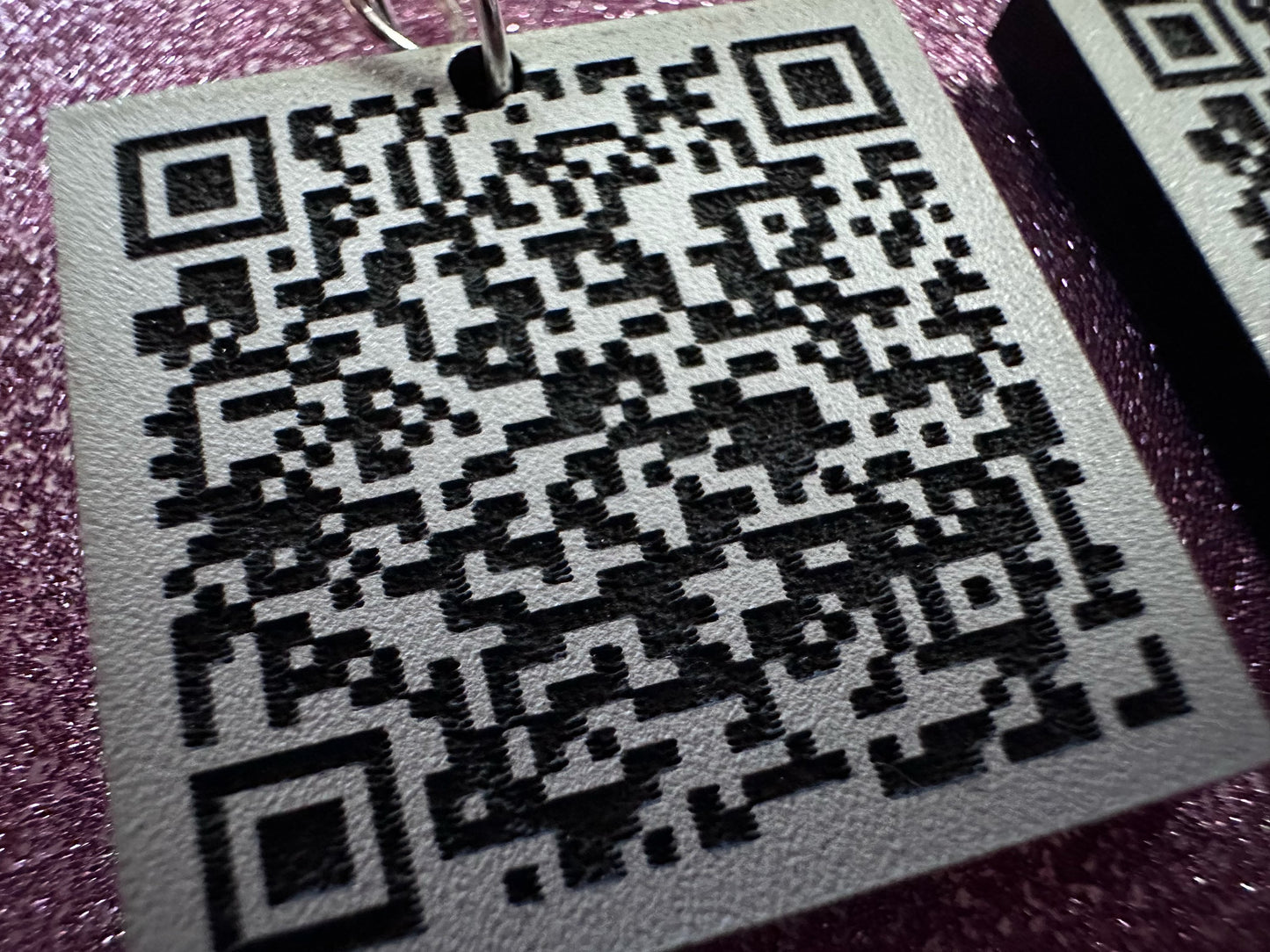 Custom QR Code Earrings: Laser Cut QR Codes, Promote Your Business, Business Card Earrings, Promotional Earring, Best Gifts for Her/Him/Them