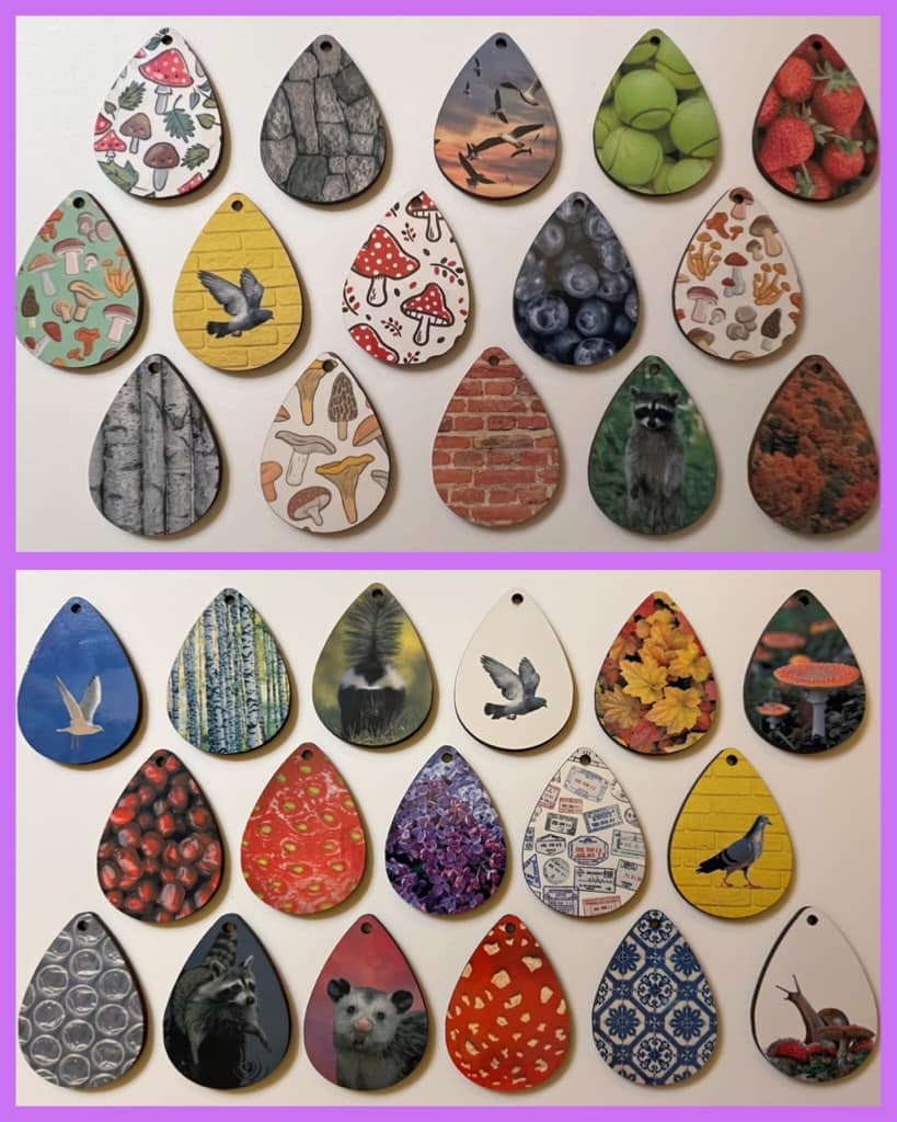 Custom Text Earrings - Your Text Here, Any Photo Earrings, Sublimated, Best Gift For Her/Him/Them