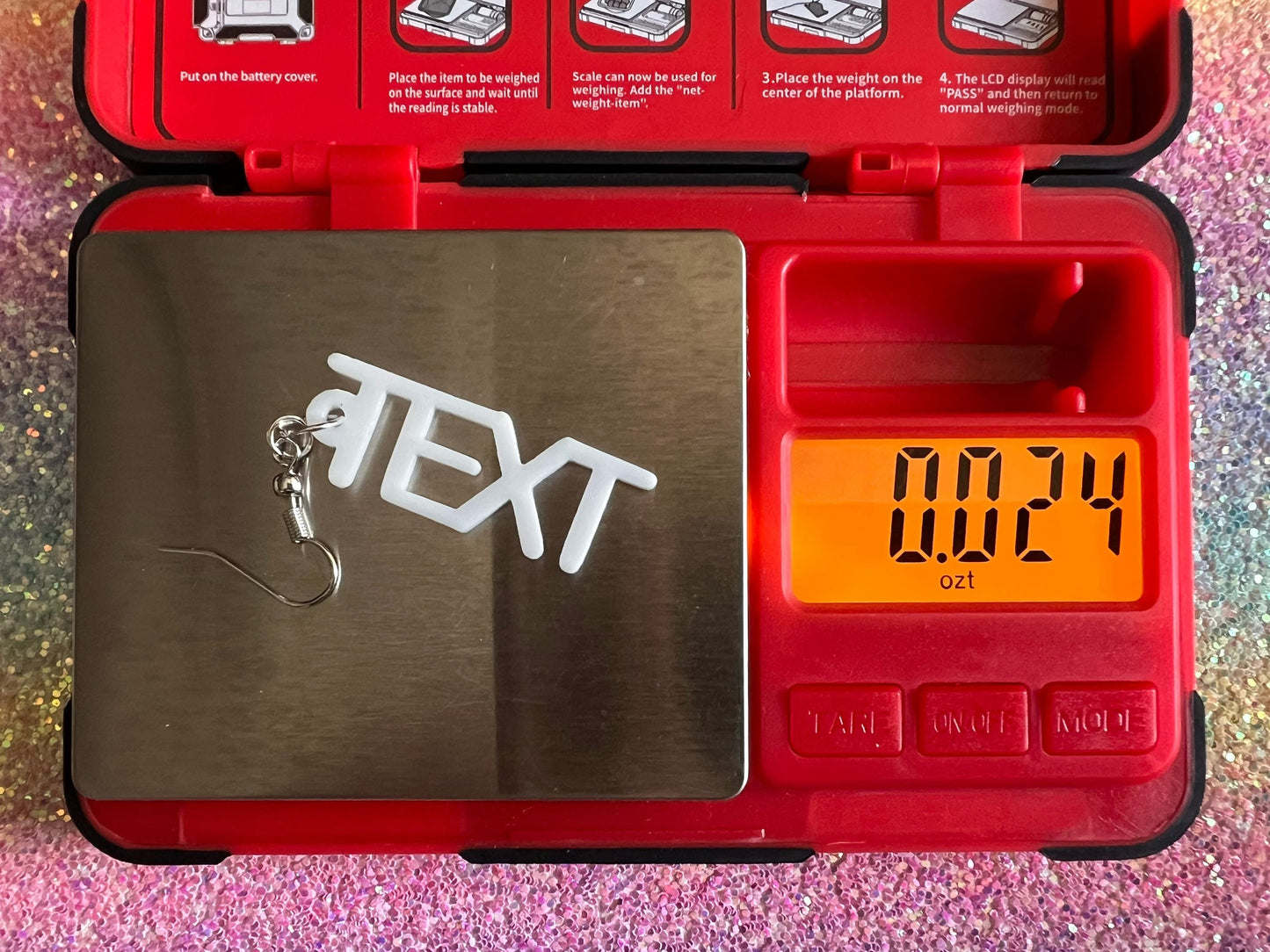 Custom Text Earrings: Laser Cut Words, Letters, Names, Teacher Gift, Anniversary, Best Gifts for Her/Him/Them