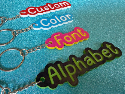 Custom Text Earrings: Laser Cut Words, Letters, Names, Teacher Gift, Anniversary, Gifts for Her/Him/Them