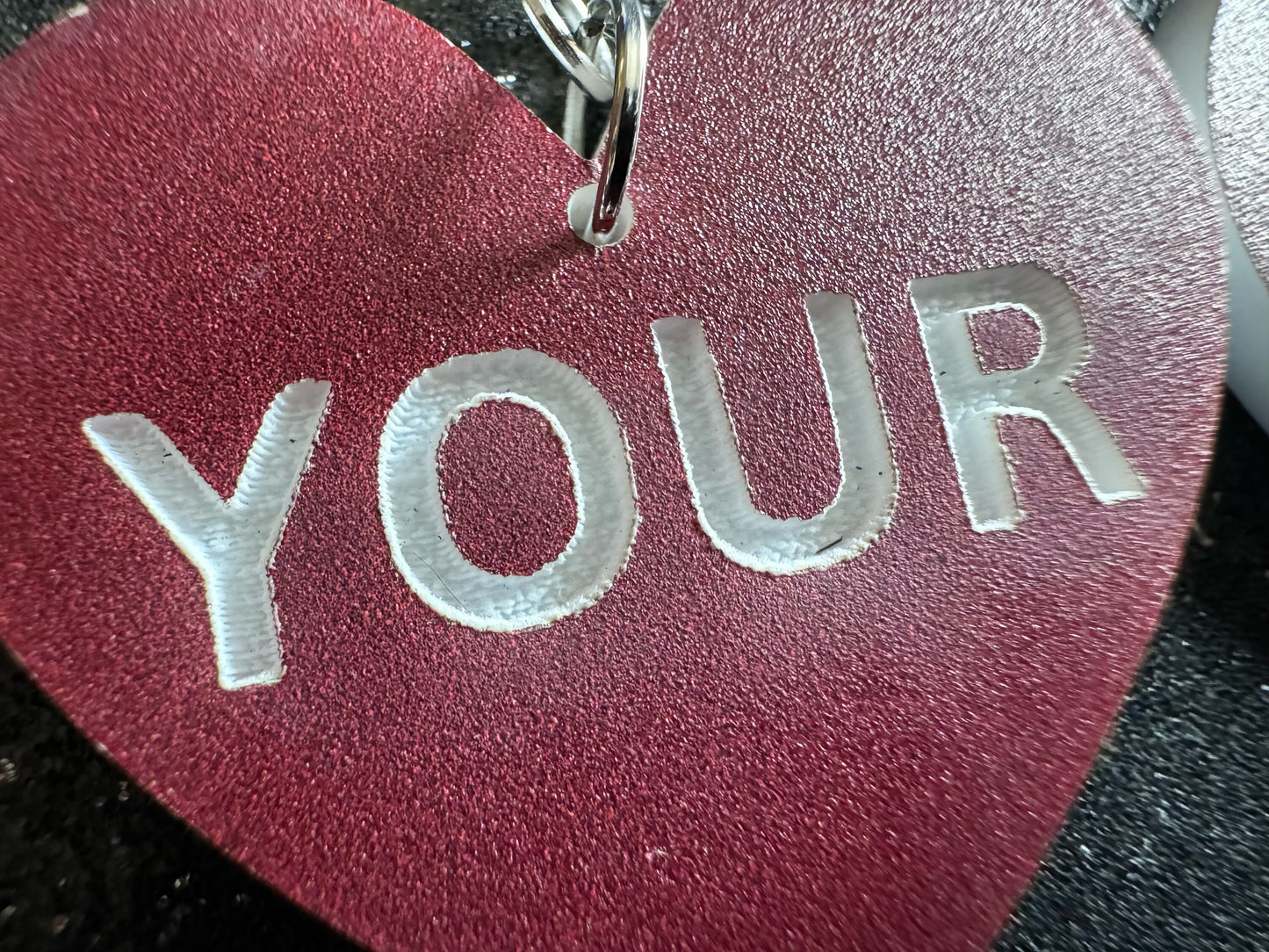 Custom Text Earrings: Laser Engraved Words, Brown with White Text, Letters, Names, Teacher Gift, Anniversary, Best Gifts for Her/Him/Them