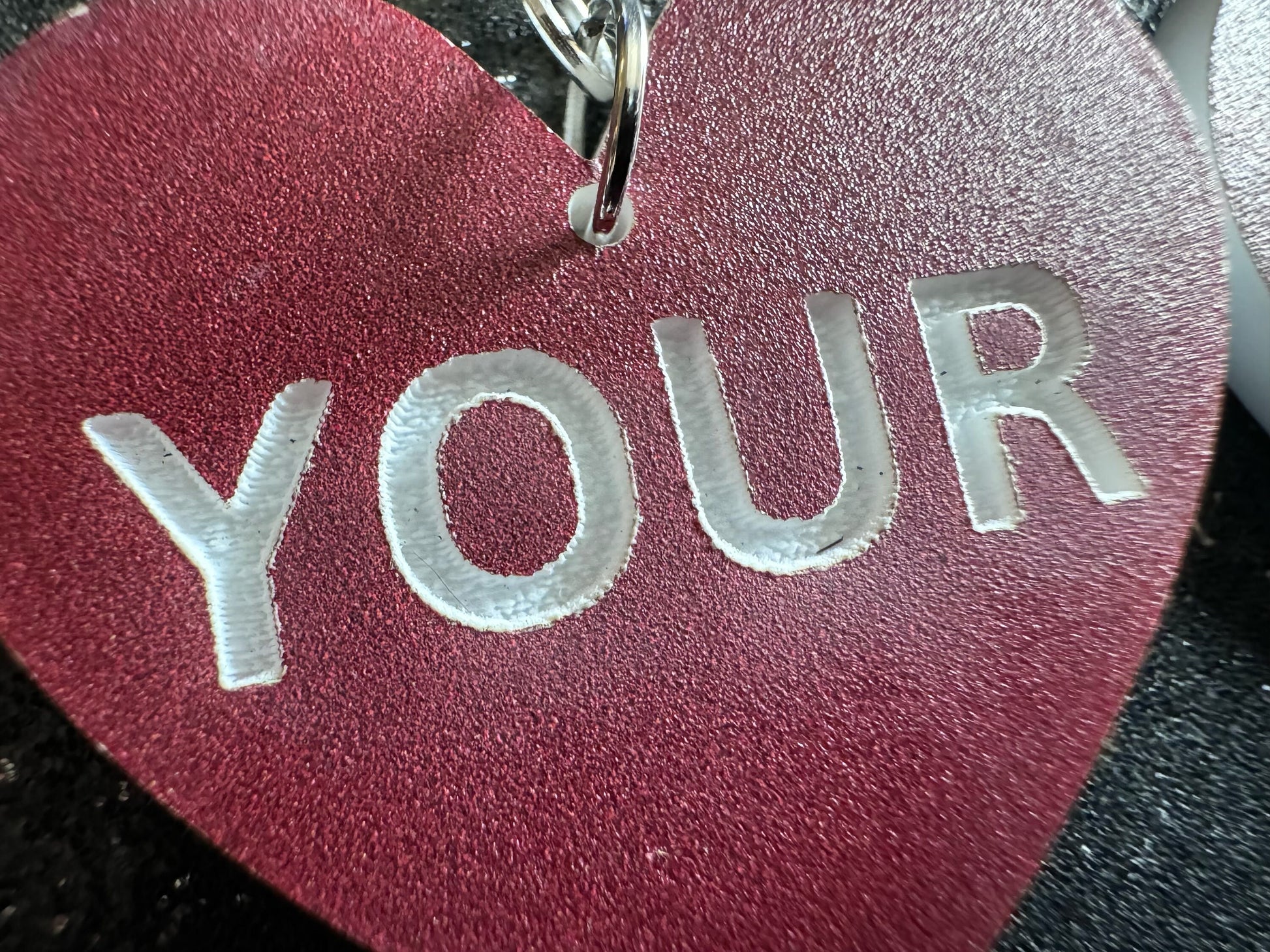 Custom Text Earrings: Laser Engraved Words, Brown with White Text, Letters, Names, Teacher Gift, Anniversary, Best Gifts for Her/Him/Them
