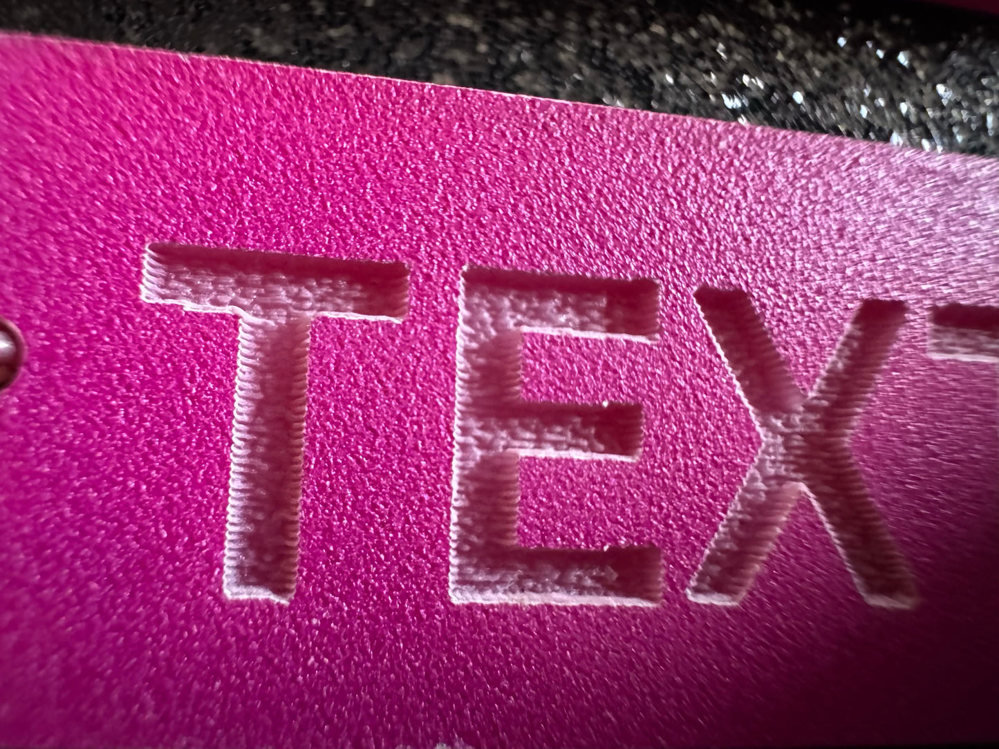 Custom Text Earrings: Laser Engraved Words, Pink with Pink Text, Letters, Names, Teacher Gift, Anniversary, Best Gifts for Her/Him/Them